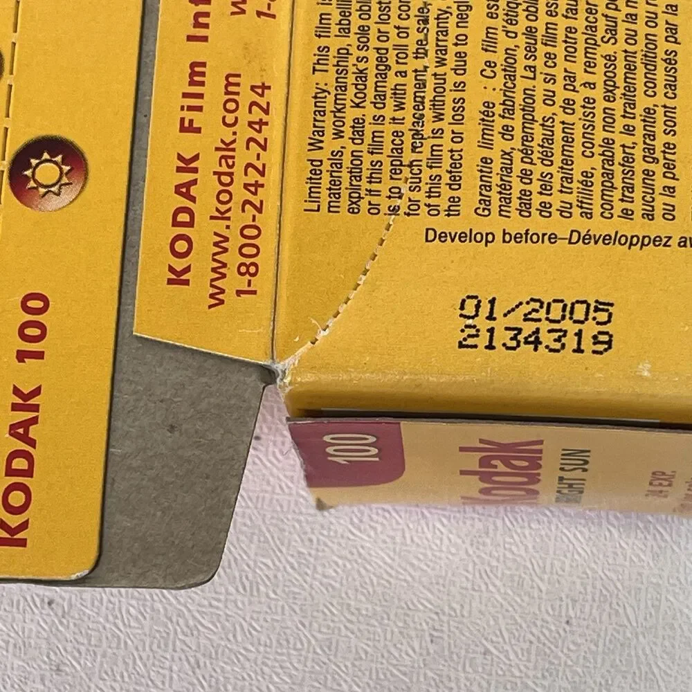 Lot Of 4 Kodak Mac Bright Sun 400 100 35mm Color Film Exp 2005